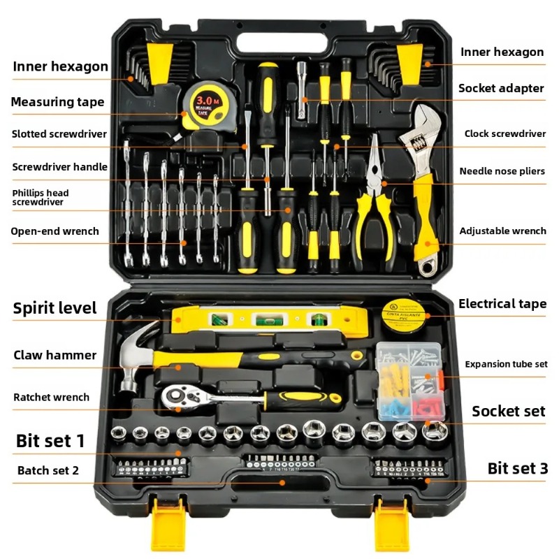 Power Tools Catalogue - 2026 Best-seller 108Pcs Complete Hardware Tool