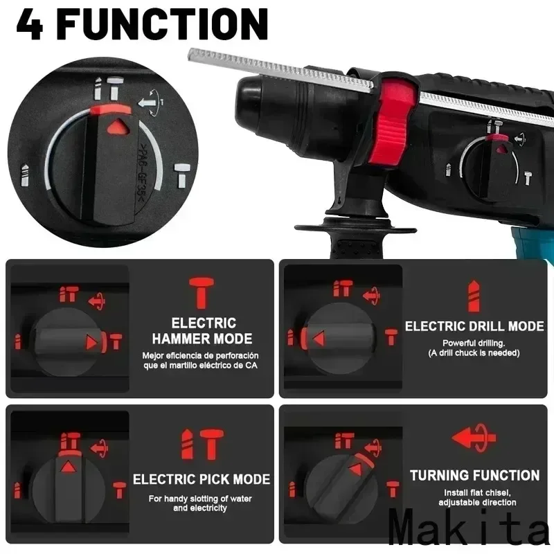 Makita Hammer Wireless Drills  – обзор и цена Power Tools Jack Hammer