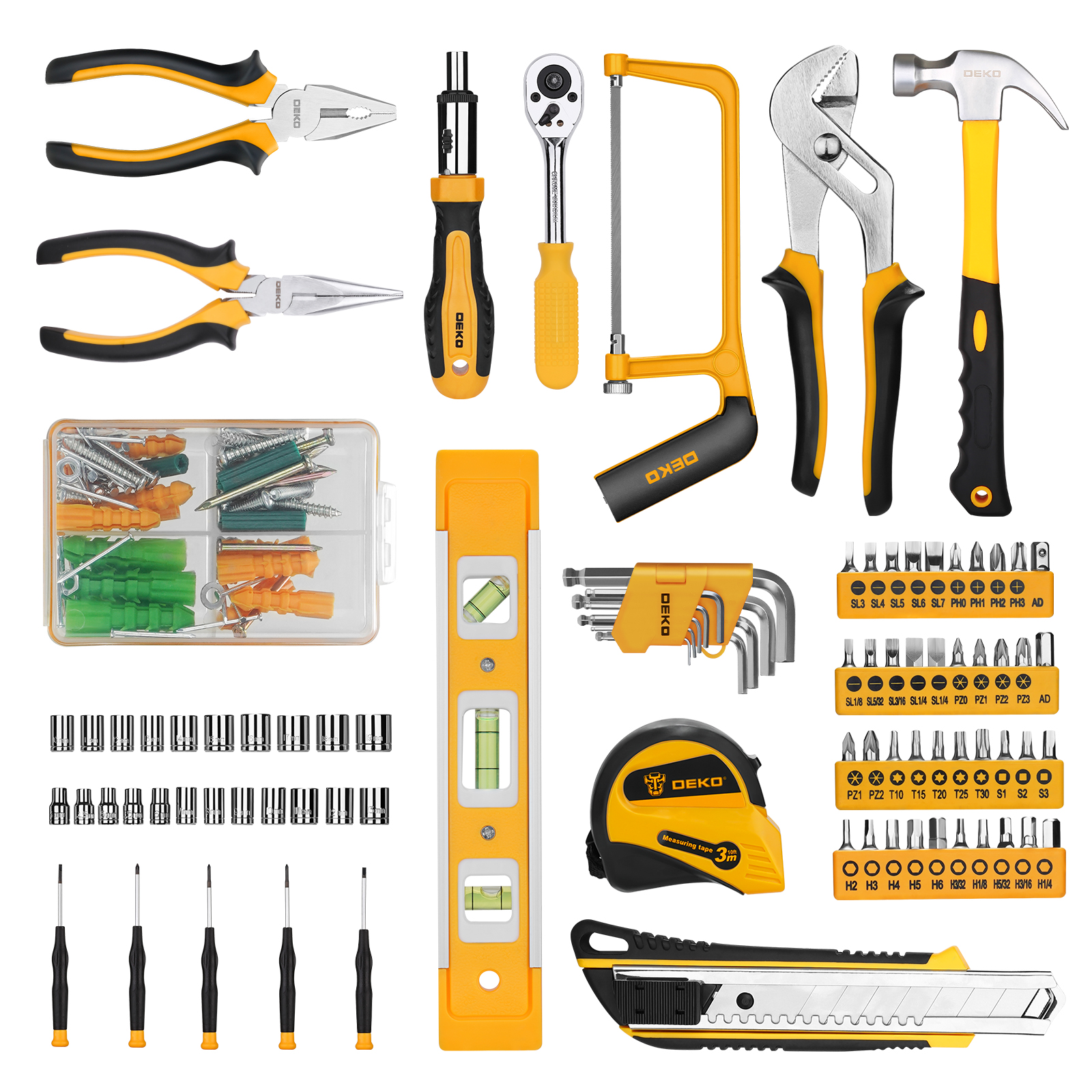 DEKO 228Pcs Socket Wrench Auto – обзор и цена Power Tools Catalogue