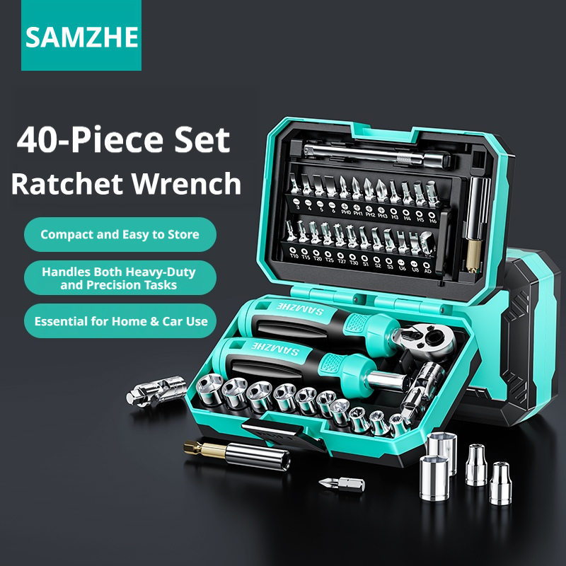 SAMZHE 40Pcs Combination Ratch – обзор и цена Power Tools Catalogue