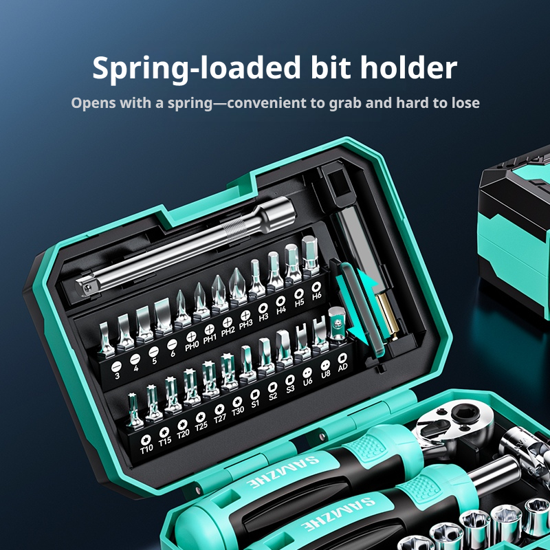 SAMZHE 40Pcs Combination Ratch – обзор и цена Power Tools Catalogue