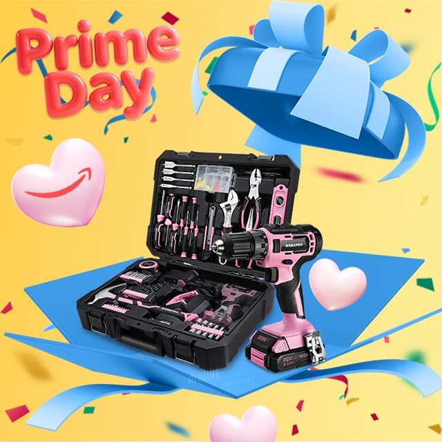 141PCS Pink Cordless Drill & H – обзор и цена Power Tools Pink