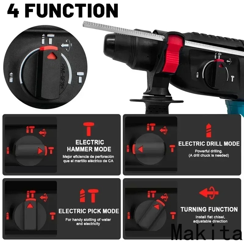 Makita Compatible Cordless Bru – обзор и цена Power Tools Jack Hammer
