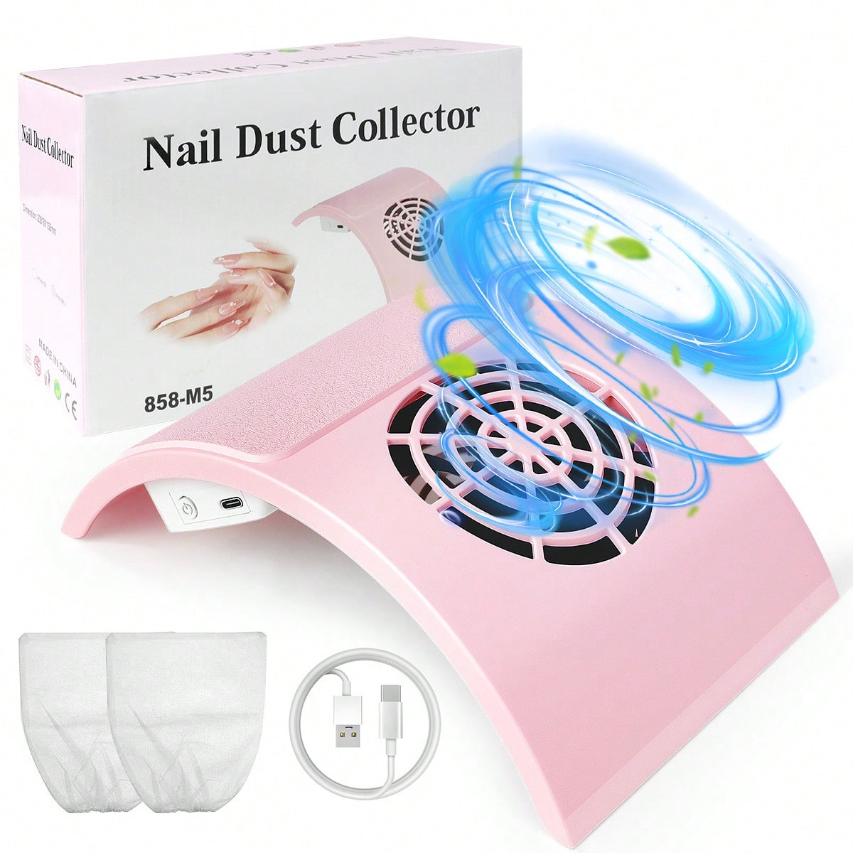 USB Powered Nail Dust Collecto – обзор и цена Power Tools Pink