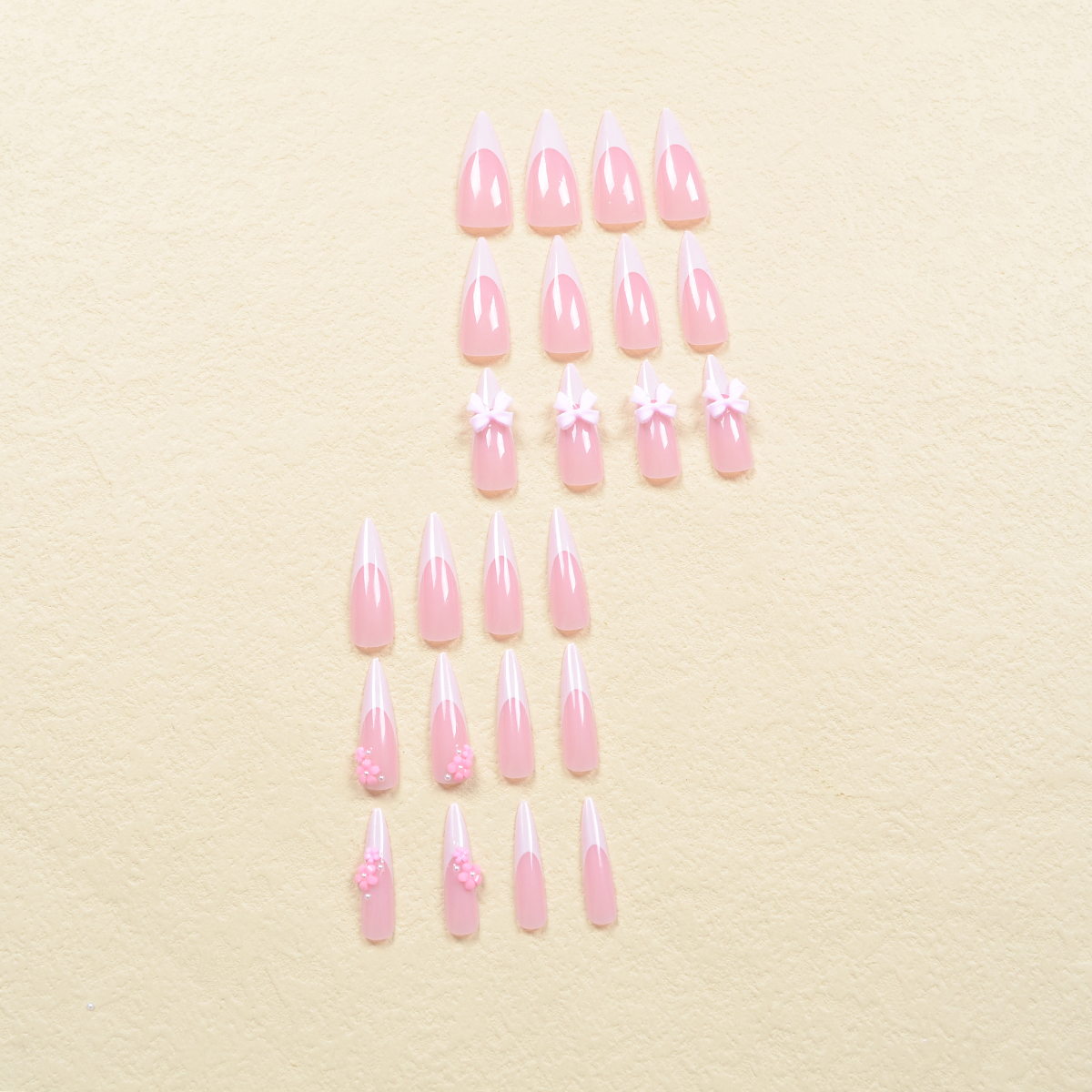 24 pieces of long pointed armo – обзор и цена Power Tools Pink