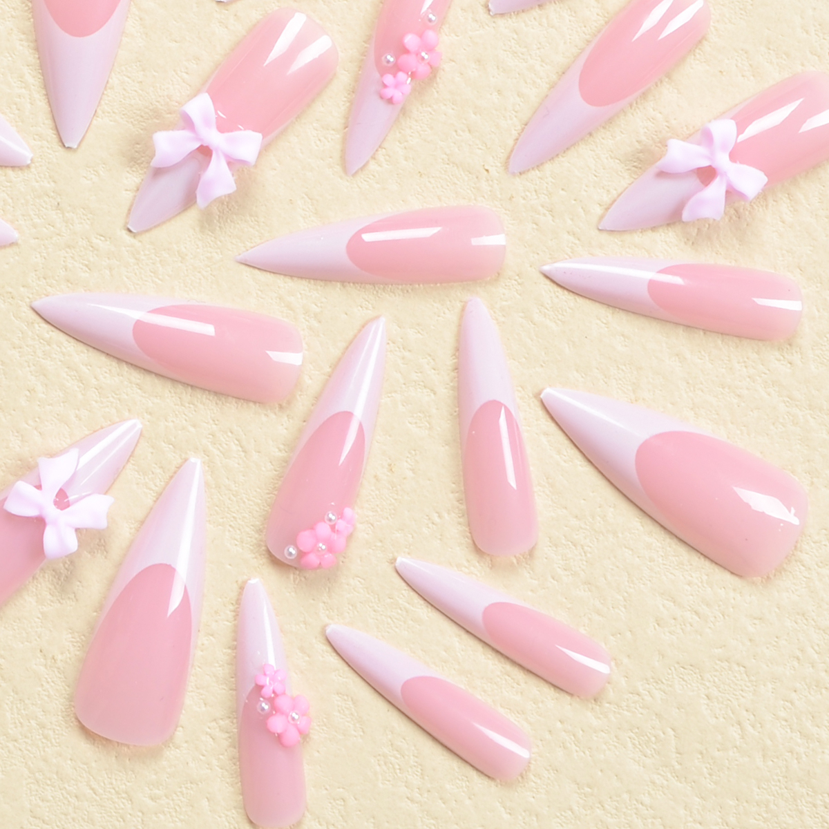 24 pieces of long pointed armo – обзор и цена Power Tools Pink