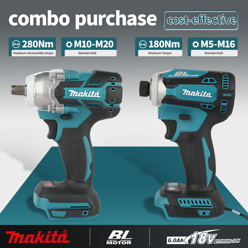 Makita DTW285+DTD171 Brushless – обзор и цена Power Tools Combo Kits
