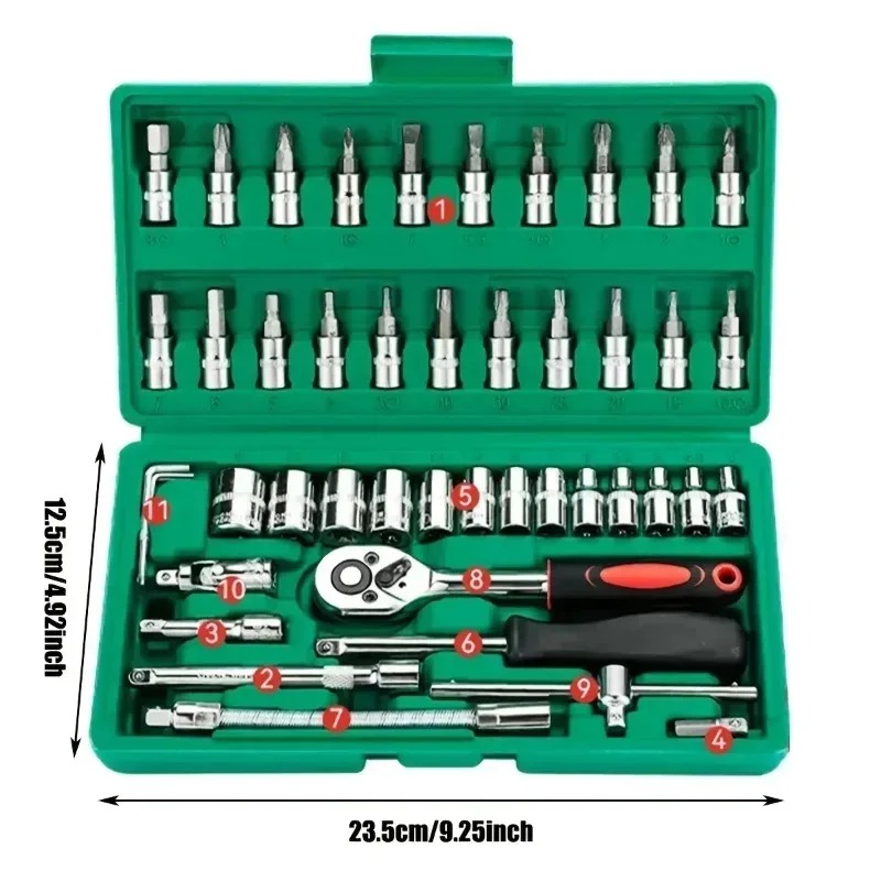 New 46-piece Socket Wrench Too – обзор и цена Power Tools Catalogue