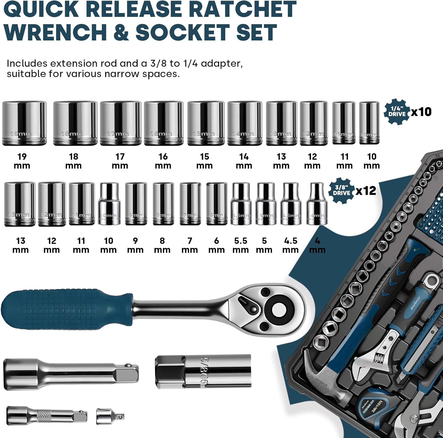 Enventor Tool Set, 220-Piece H – обзор и цена Power Tools Catalogue